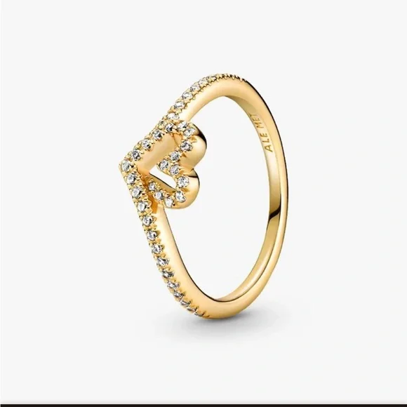 Pandora Gold Heart Ring - Picture 3 of 9